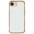 iPhone 16e Gegalvaniseerd schokbestendig TPU hoesje - Wit
