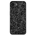 iPhone 16e/17e Gesmeed Textuur Hybride Hoesje - Zwart