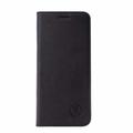 iPhone 16e JT Berlin BookCase Tegel Leren Flip Hoesje - Zwart