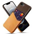 iPhone 16e/17e KSQ Hoesje met Kaartenzak - Oranje