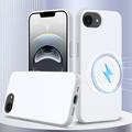 iPhone 16e/17e Liquid Siliconen Hoesje - MagSafe Compatibel - Wit