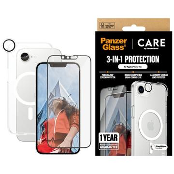 iPhone 16e PanzerGlass Care Flagship 3-in-1 bundel - Helder