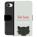 iPhone 16e Premium Portemonnee Hoesje - Boze Kat