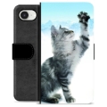 iPhone 16e Premium Portemonnee Hoesje - Kat
