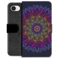 iPhone 16e Premium Portemonnee Hoesje - Kleurrijke Mandala