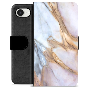 iPhone 16e Premium Portemonnee Hoesje - Elegant Marmer