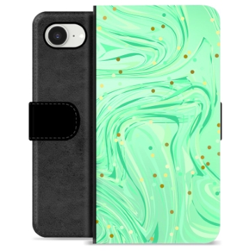 iPhone 16e Premium Portemonnee Hoesje - Groene Munt
