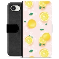 iPhone 16e Premium Portemonnee Hoesje - Citroen Patroon