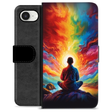 iPhone 16e Premium Portemonnee Hoesje - Meditatie