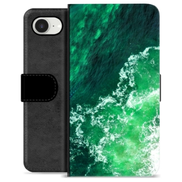 iPhone 16e Premium Portemonnee Hoesje - Golven
