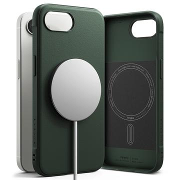 iPhone 16e Ringke Vloeibare Siliconen MagSafe Hoesje - Donkergroen
