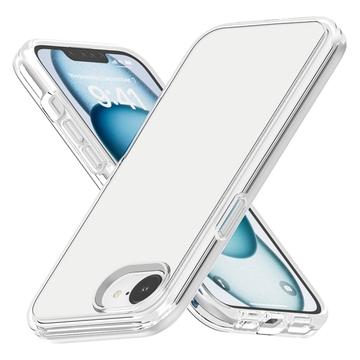 iPhone 16e Krasbestendig Hybride Hoesje - Doorzichtig