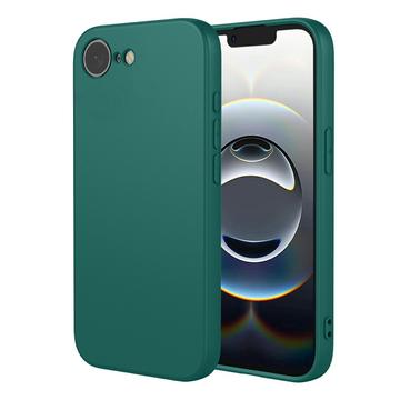 iPhone 16e Schokbestendig siliconen hoesje - Zwartgroen
