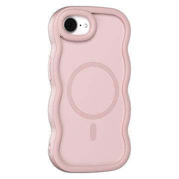 iPhone 16e Golfrand magnetisch hybride hoesje - Roze
