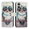 iPhone 17 Wonder Series Portemonnee Hoesje - Uil