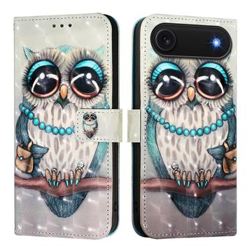 iPhone Air Wonder Series Portemonnee Hoesje - Uil