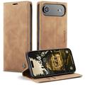 iPhone 17 Air Caseme 013 Series Portemonnee Hoesje - Bruin