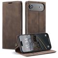 iPhone 17 Air Caseme 013 Series Portemonnee Hoesje - Koffie