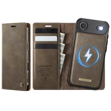 iPhone Air Caseme C49 2-in-1 afneembare portemonneehoes - MagSafe-compatibel, RFID - Koffie