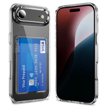 iPhone 17 Air Transparante Hoesje met Kaarthouder