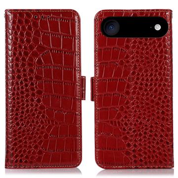 iPhone 17 Air Crocodile Series Wallet Leren Hoesje met RFID