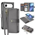 iPhone Air Dux Ducis Lawa Leren Portemonnee Hoesje met magneet - Grijs