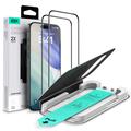 iPhone Air ESR UltraFit Glazen Screenprotector - 9H, 0.3mm - zwarte rand