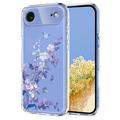 iPhone Air TPU-hoesje met bloemenpatroon - Paars