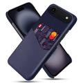 iPhone Air KSQ Hoesje met Kaartenzak - Blauw