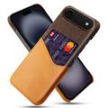 iPhone Air KSQ Hoesje met Kaartenzak - Oranje