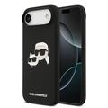 iPhone Air Karl Lagerfeld Double Heads MagSafe Vloeibare siliconen hoes