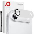 iPhone Air Northjo Volledige bescherming van mat metaal en gehard glas Cameralens Beschermer - Zilver