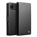 iPhone Air Qialino 2-in-1 Afneembare Portemonnee Leren Hoesje - MagSafe Compatibel - Zwart