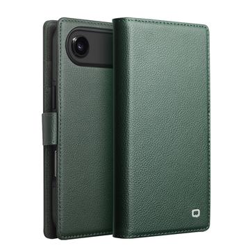 iPhone Air Qialino 2-in-1 Afneembare Portemonnee Leren Hoesje - MagSafe Compatibel - Groen