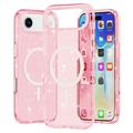 iPhone 17 Air Stylish Glitter Series Hybride Hoesje - MagSafe-compatibel - Roze
