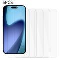 iPhone 17 Air Glazen Screenprotector - 9H - Case Friendly - 5 Stu.