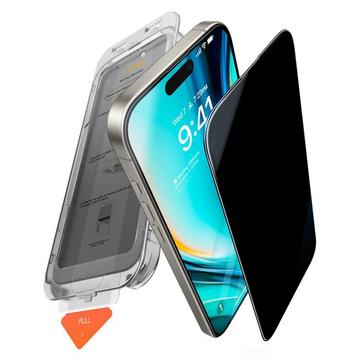 iPhone 17 Air Torras GlassGo Privacy Glazen Screenprotector met Auto-Align Frame
