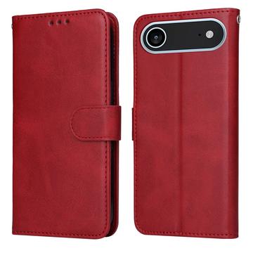 iPhone 17 Air Portemonnee Hoesje met Standaard - Rood