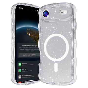iPhone 17 Air Wave-Edge Laser Glitter MagSafe hoesje