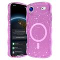 iPhone Air Wave-Edge Laser Glitter MagSafe hoesje