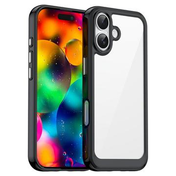 iPhone 17 Anti-Shock Hybride Hoesje - Zwart