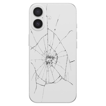 iPhone 17 Back Cover Repair - Glass Only - Wit