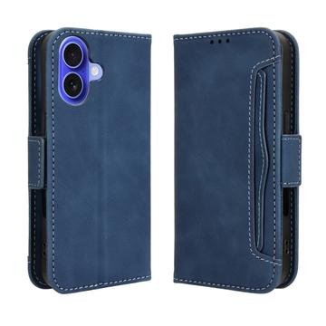 iPhone 17 kaarthouder portemonnee hoesje - Blauw
