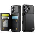 iPhone 17 Caseme C22 Hoesje RFID-kaart portemonnee - Zwart