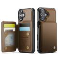iPhone 17 Caseme C22 Hoesje RFID Kaarthouder - Bruin