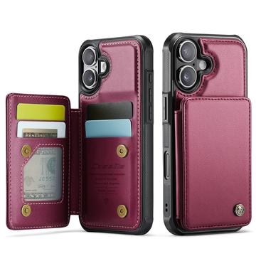 iPhone 17 Caseme C22 Hoesje RFID-kaart portemonnee - Rood