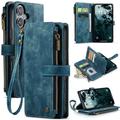 iPhone 17 Caseme C30 Multifunctioneel Portemonnee Hoesje - Blauw