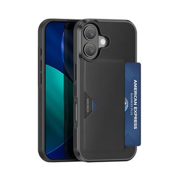 iPhone 17 Dux Ducis Pocard hoesje met kaarthouder - Zwart