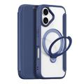 iPhone 17 Dux Ducis Skin X Pro Magnetische Flip Hoesje - Blauw