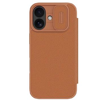 iPhone 17 Nillkin Qin Pro Flip Cover - Bruin